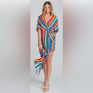 Show Me Your MuMu Multicolor Striped Maxi Dress